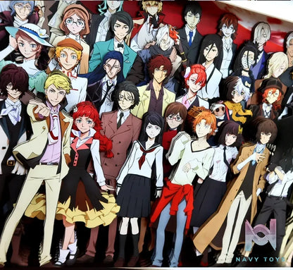 KALA HOME Studio – Bungo Stray Dogs Multiple Characters #03 3D Decorative Painting Bungo Stray Dogs