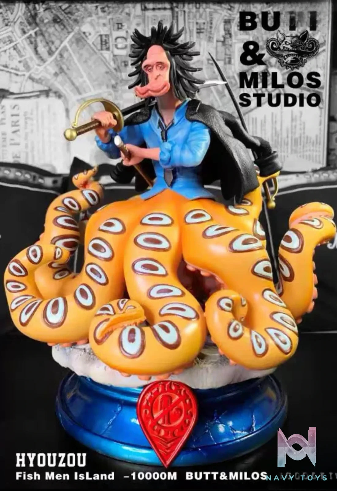 Butt & Milos Studio – One Piece Hody Jones & Shirahoshi & Neptune & Ryuboshi & Fukaboshi & Zeo & Igaram & Daruma & Manboshi & Dosun & Ikarosu Muhhi & Otohime
