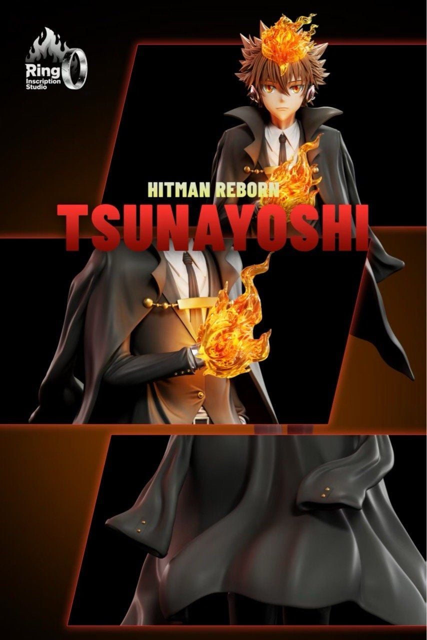 Tsunayoshi Sawada - Hitman Reborn - Ring Inscription Studio resin statue Ring Inscription Studio anime figure
