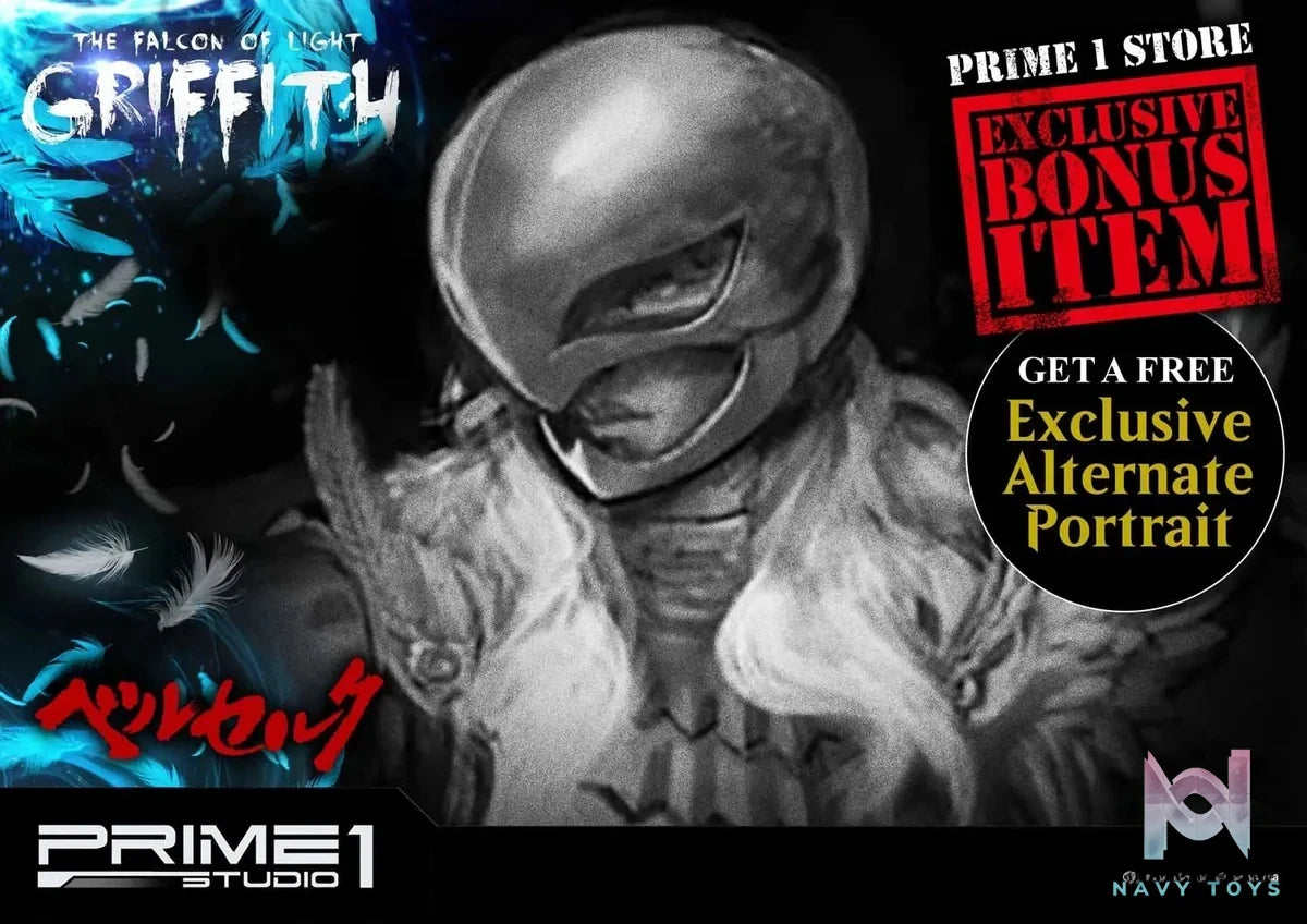 The Falcon of Light UPMBR-05 UPMBR-05EX UPMBR-05EXS (Licensed) - Ultimate Premium Masterline Berserk Griffith - Prime 1 Studio resin statue Navy Toys anime figure