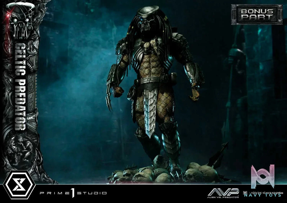 Prime 1 Studio Museum Masterline Alien vs. Predator Celtic Predator MMPR-05 MMPR-05S