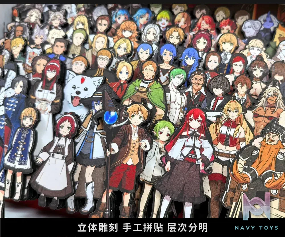 KALA HOME Studio – Mushoku Tensei: Jobless Reincarnation MUltiple Characters #01 3D Decorative Painting Mushoku Tensei: Jobless Reincarnation