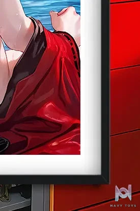 BLK Studio – Yae Miko Beautiful Back Decorative Painting Genshin Impact