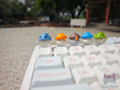 YMG Studio – MapleStory GK Mini Mushroom Family Keycap Set