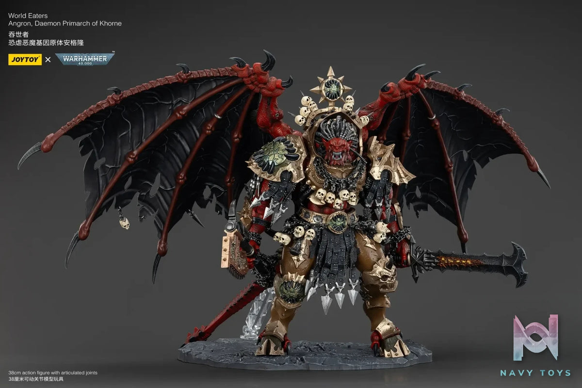 JOYTOY – World Eaters Angron Daemon Primarch of Khorne JT01178 (Licensed)