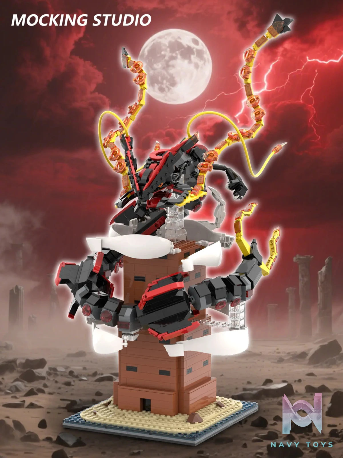 Zhu Yi Wan Jia Studio – Pokémon Mega Rayquaza Building Blocks