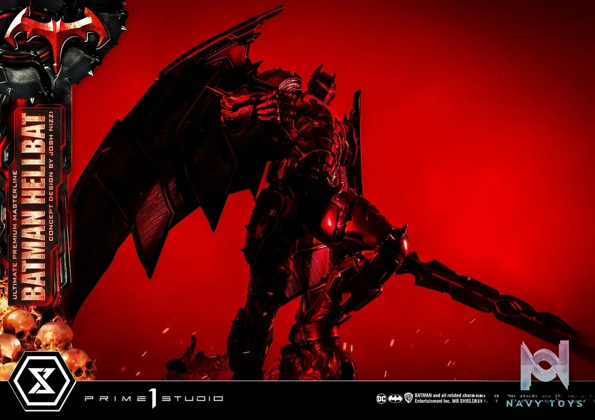 Prime 1 Studio – Ultimate Premium Masterline Batman (Comics) Batman Hellbat Concept Design by Josh Nizzi UPMDC-06 UPMDC-06DX UPMDC-06DXS (Licensed)