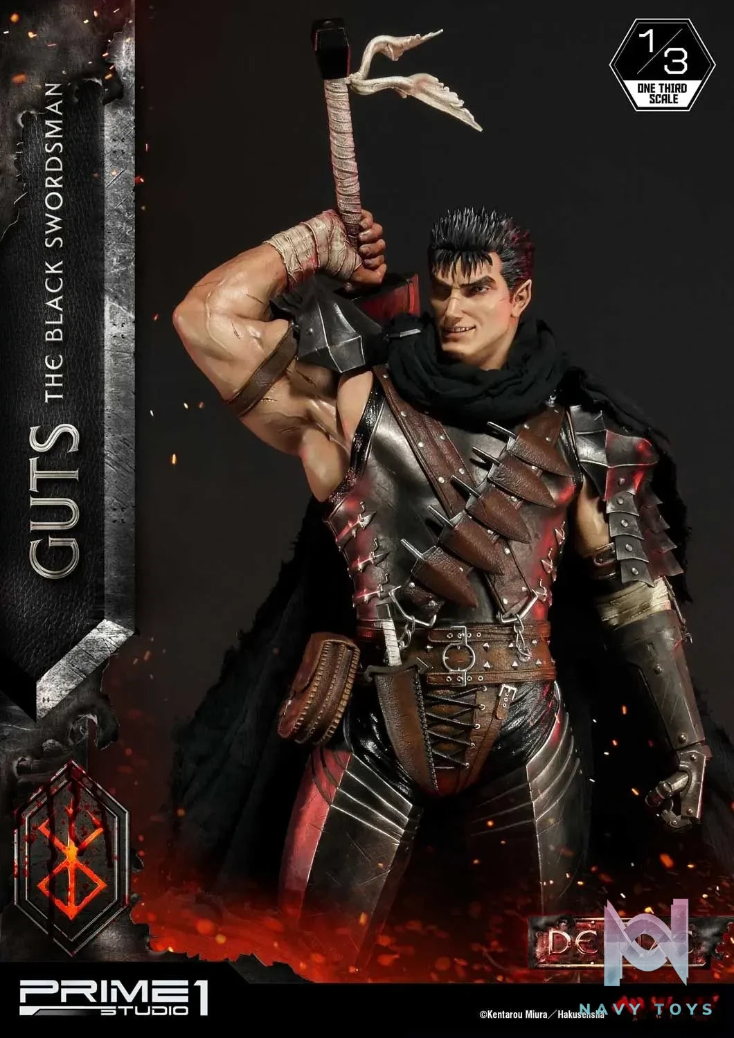 Prime 1 Studio – Museum Masterline Berserk Guts The Black Swordsman MMBR-01 MMBR-01DX (Licensed)