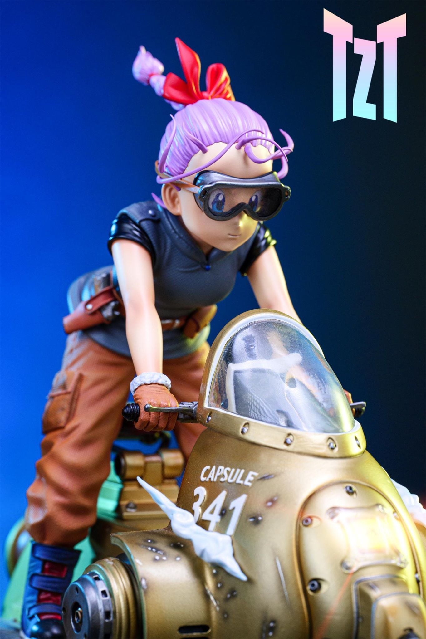 Bulma and kid Goku - Dragonball - TZT Studio resin statue TZT Studio anime figure