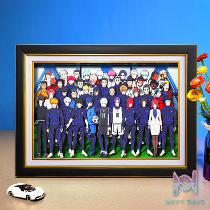 Yu Zhi Jiang Studio – Blue Lock Multiple Characters Series #1 3D Decorative Painting Blue Lock