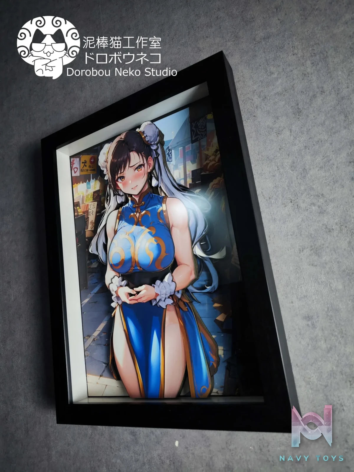 Dorobou Neko Studio – Street Fighter Chun-Li Detachable 3D Poster
