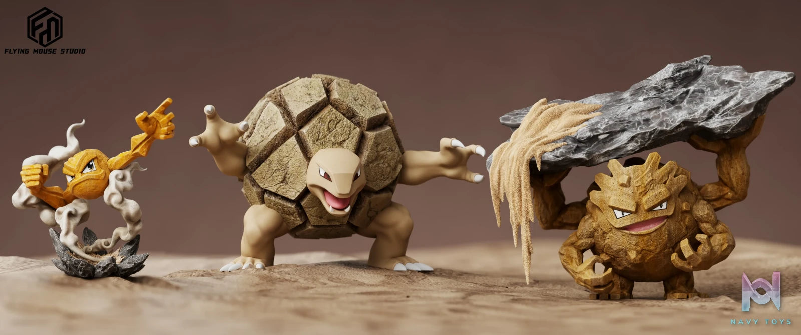 Flying Mouse Studio – Pokémon Geodude Evolution Set