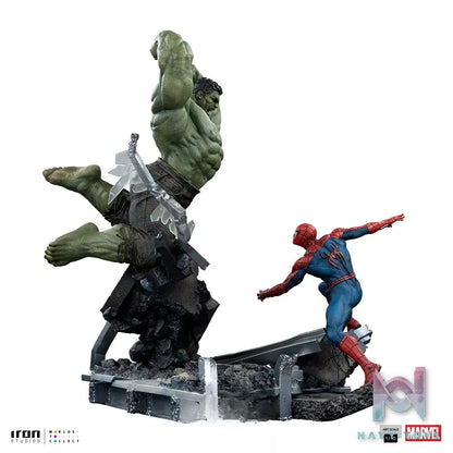 Iron Studio – Spider-Man vs Hulk – Spider-Man: Brand New Day – Art Scale 1/10 Statue MARCAS143426-10 (Licensed)