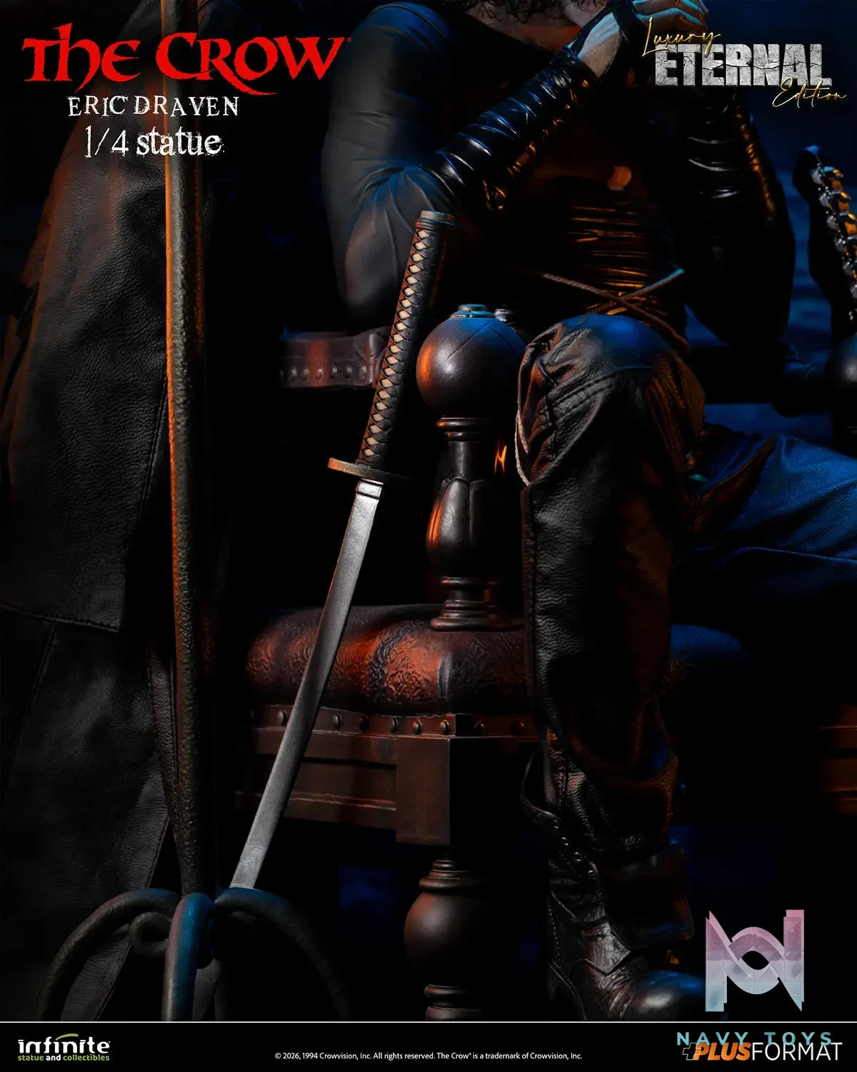 Infinite Statue – The Crow Eric Draven 1/4 Scale Statue (Licensed)