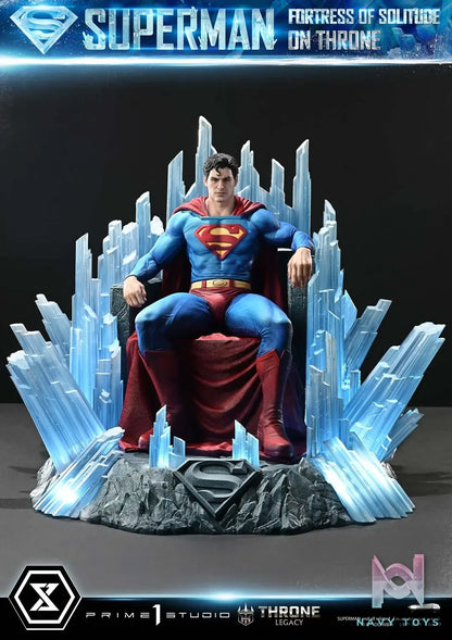 Prime 1 Studio – Superman (Comics) Superman Fortress of Solitude on Throne (Design by Gabriele Dell’Otto) TLCDC-08 TLCDC-08UT TLCDC-08UTS (Licensed)