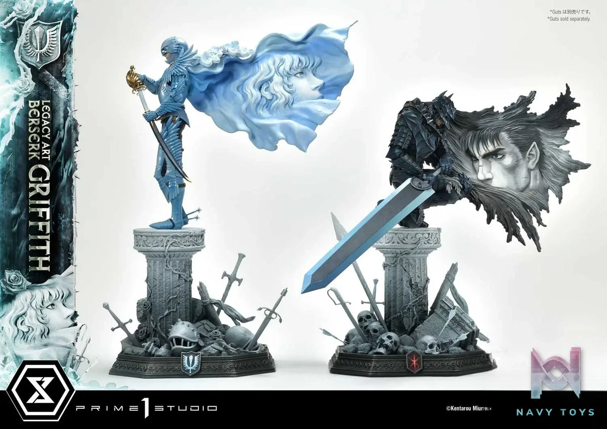 Prime 1 Studio – Legacy Art Kentaro Miura Berserk Guts & Griffith Set LABR-01S LABR-02S (Licensed)
