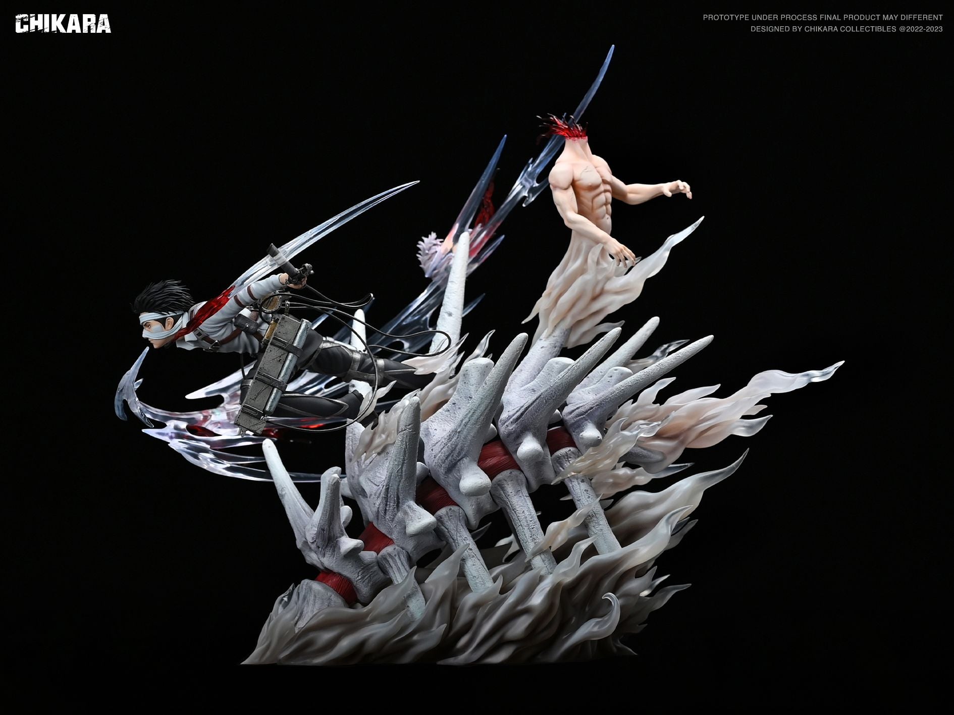 Levi & Zeke - Attack on Titan - Chikara Studio resin statue Chikara Studio anime figure