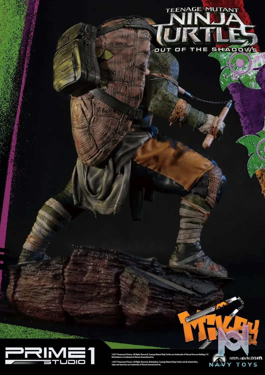Prime 1 Studio – Premium Masterline Teenage Mutant Ninja Turtles: Out of the Shadows (Film) Michelangelo PMTMNT-06 (Licensed)