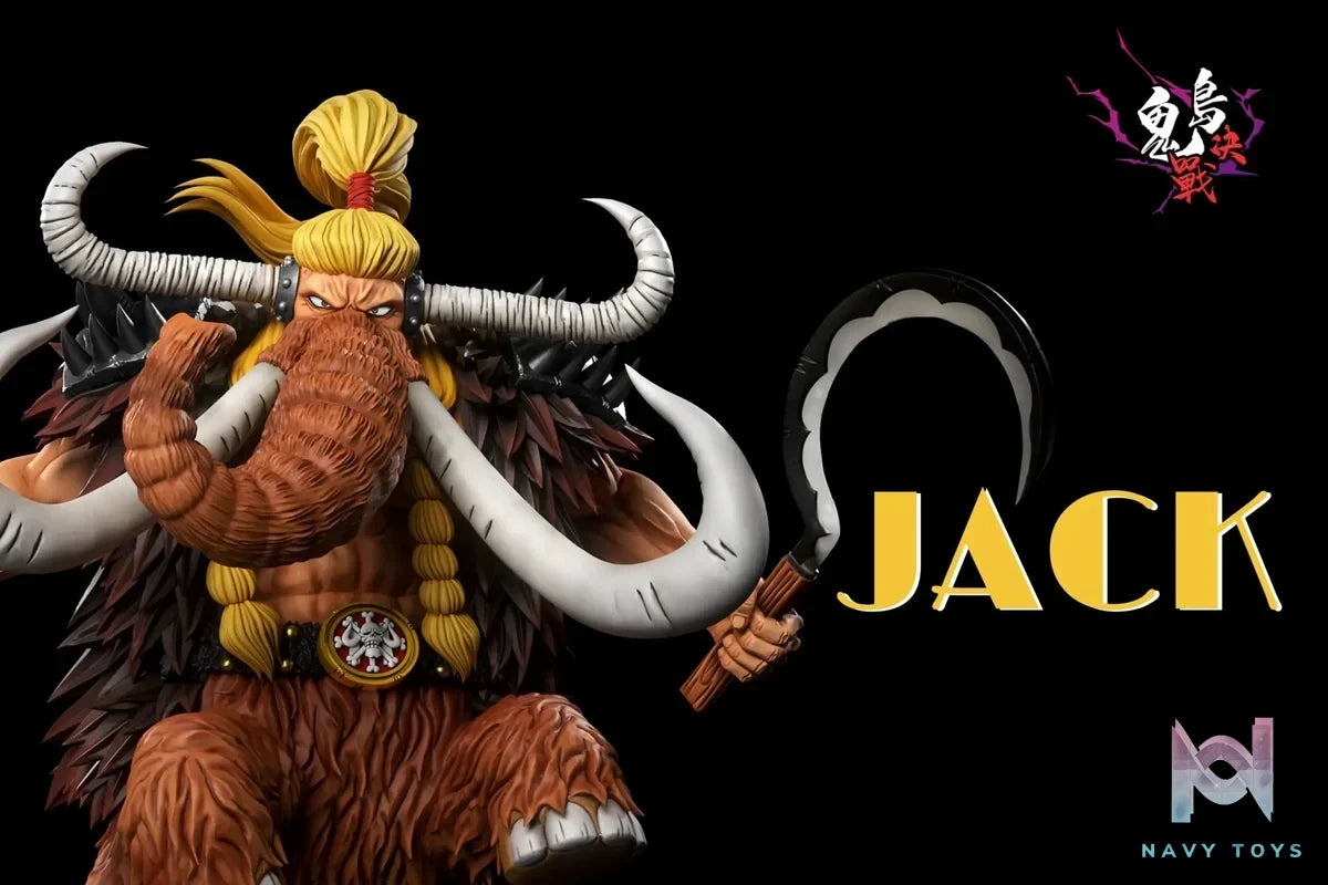 A+ Studio - One Piece Onigashima Decisive Battle 5th Episode Beast Form Jack resin statue Navy Toys anime figure