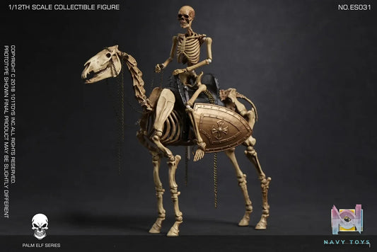 101TOYS – 1/12 PALM ELF SERIES Skeleton movable horse series set NO.ES028 NO.ES029 NO.ES030 NO.ES031 (Licensed)