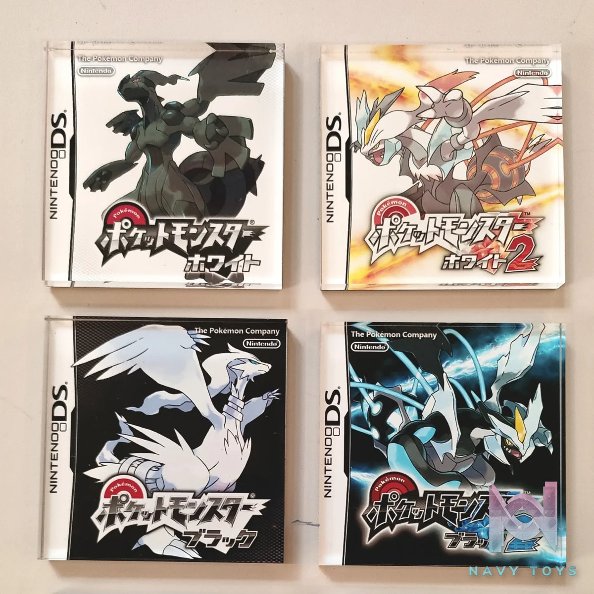 Pokemon Time Sa1tan Studio – Japanese NDS Cartridge Acrylic Brick Fridge Magnet Pokemon