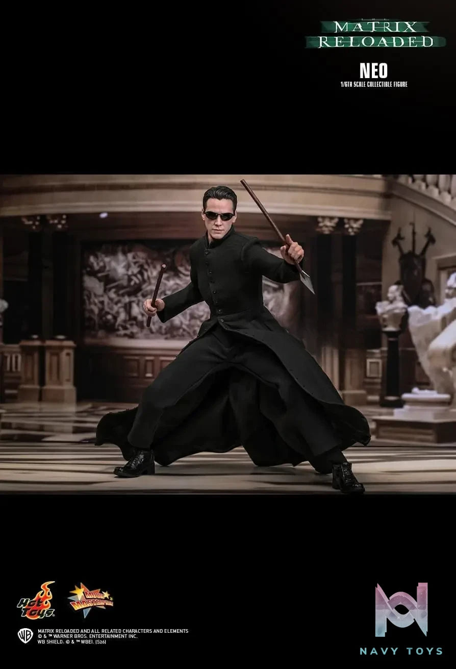 Hottoys – The Matrix Reloaded Neo 1/6th scale Collectible Figure MMS868 (Licensed)