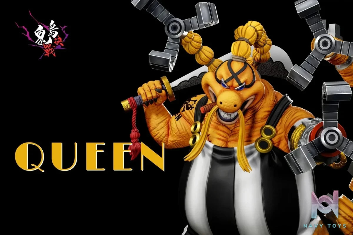 A+ Studio - One Piece Onigashima Decisive Battle 7 Queen resin statue Navy Toys anime figure