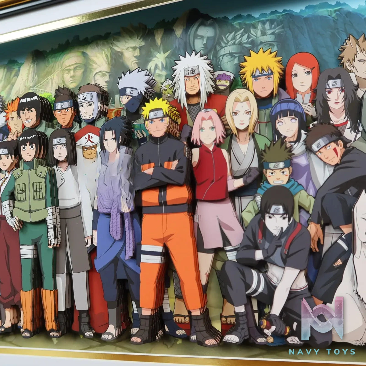 KALA HOME Studio – Naruto Multiple Characters #09 3D Decorative Painting Naruto