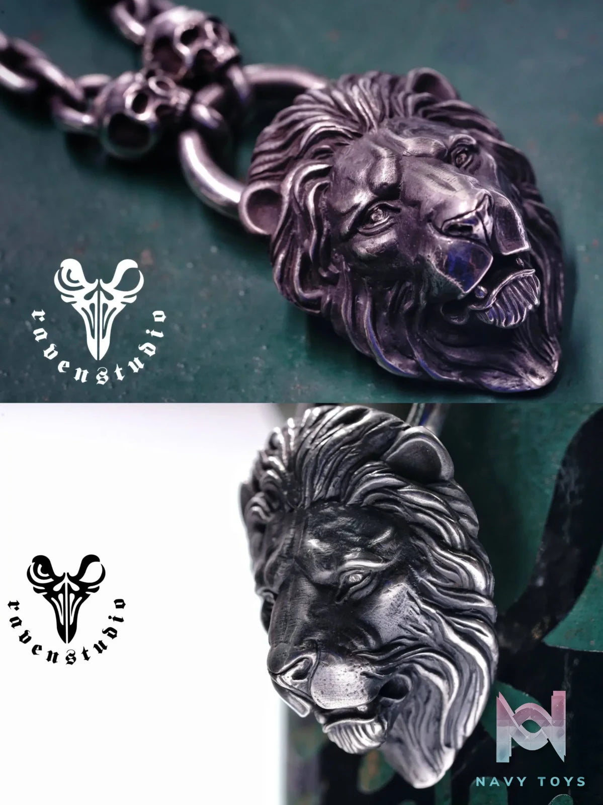 Raven Studio (silver jewelry) – Return of the King Lion King Pendant Original