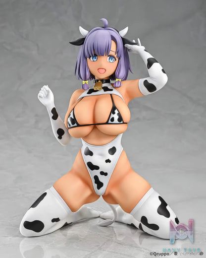Q-six – Nukitashi THE ANIMATION Misaki Hotori Cow Pattern Costume 1/5 Complete Figure (Licensed)