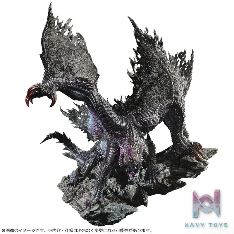 CAPCOM Studio – Capcom Figure Builder Creator’s Model Bubble Fox Wyvern Mizutsune X Black Eclipse Wyvern Gore Magala Reproduction Edition Complete Figure (Licensed)