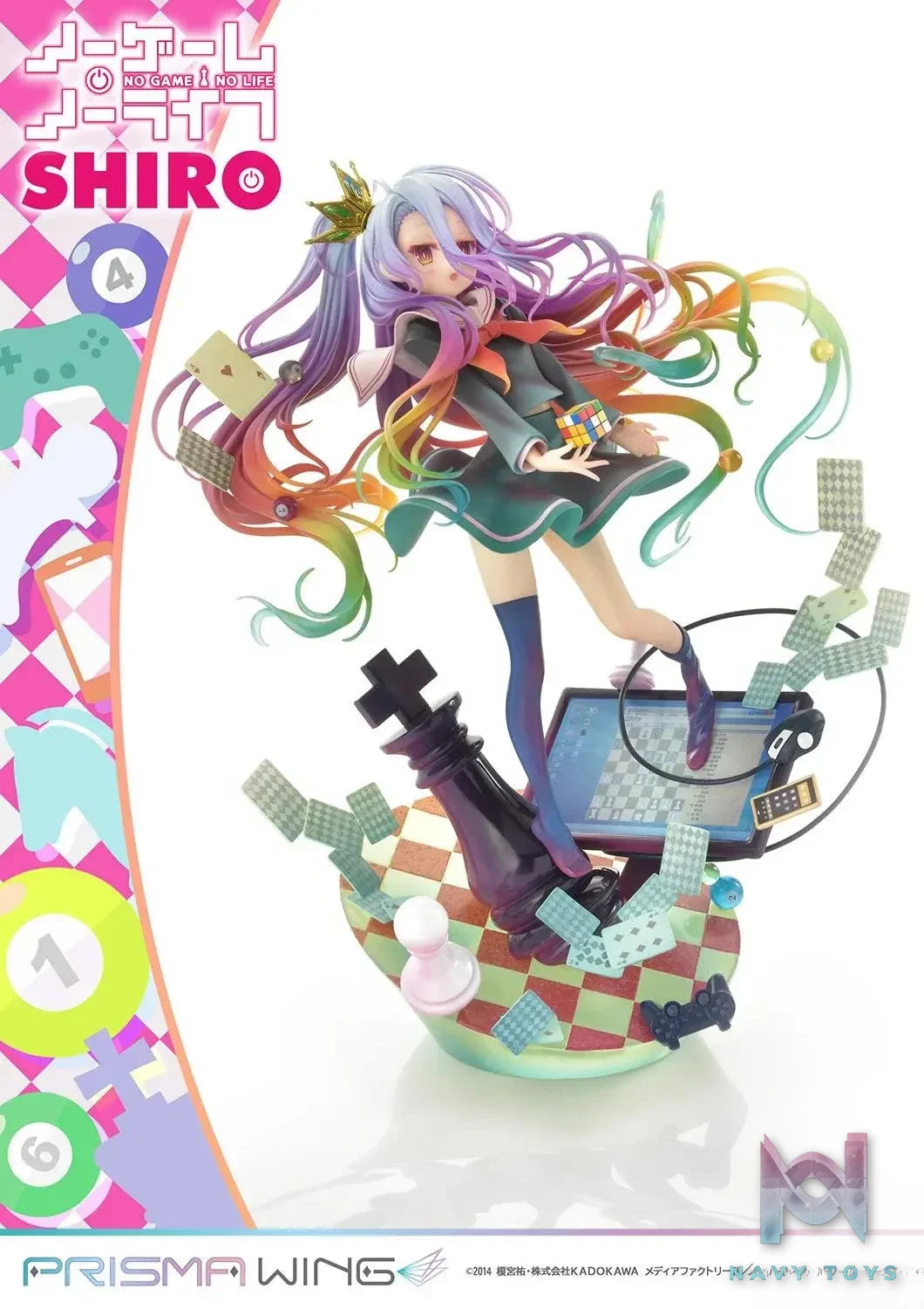 Prime 1 Studio & PRISMA WING Collection – NO GAME NO LIFE Shiro PWNGNL-01P (Licensed)
