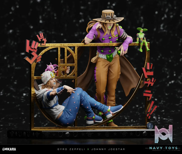 CHIKARA Studio – JOJO’s Bizarre Adventure SBR Johnny Joestar & Gyro Zeppeli [OrzGK collaboration with 3D Artist bioxfa]