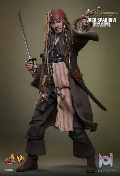 Hottoys – Pirates of the Caribbean: Dead Men Tell No Tales Jack Sparrow 1/6th scale Collectible Figure DX37 DX38 (Licensed)