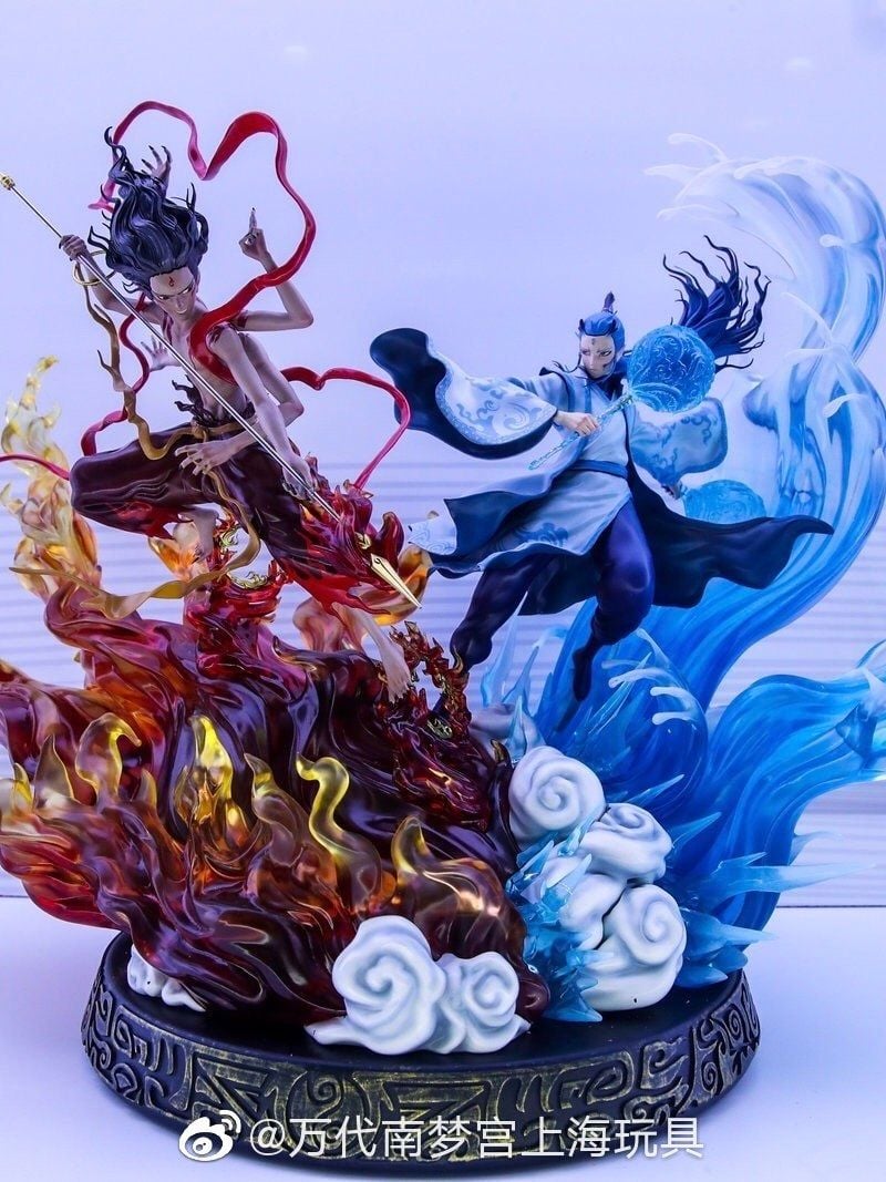 Na Tra vs Ngao Bính (Ne Zha vs Ao Bing) - Bandai Namco Shanghai resin statue Bandai Namco anime figure