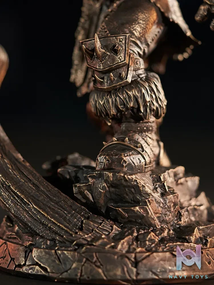 BLIZZARD ENTERTAINMENT – World of Warcraft Grommash Hellscream Bronze Edition Statue BLZ006 (Licensed)