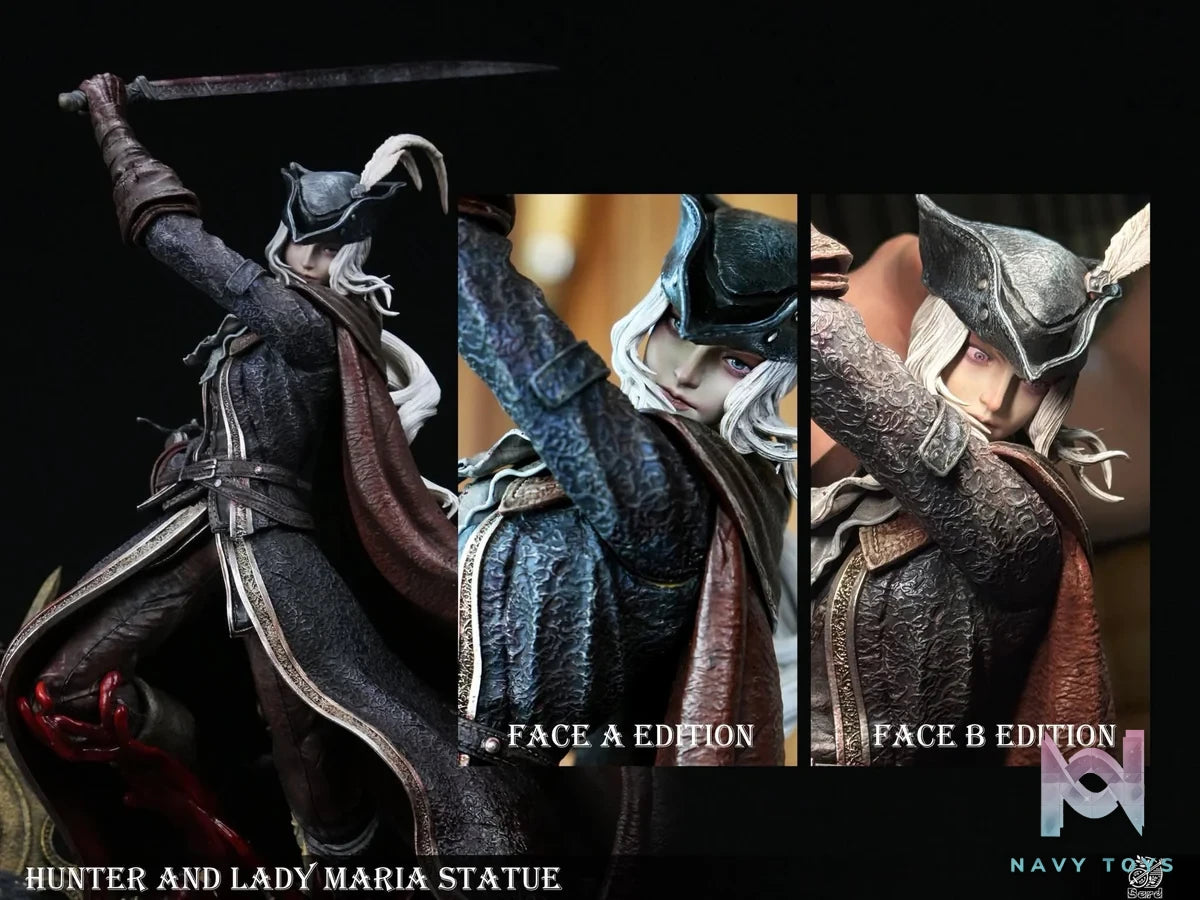 Lady Maria vs Hunter resin statue Bard studio anime figure