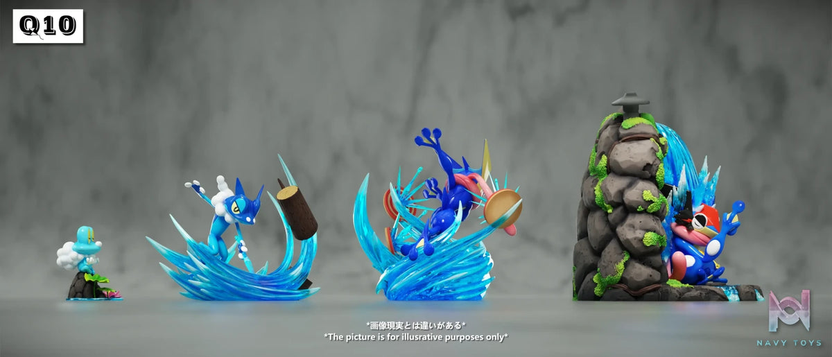 Q10 Studio – Pokémon Greninja Evolution Set