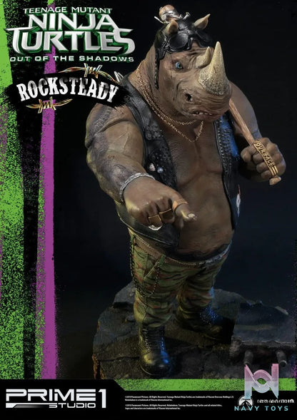 Prime 1 Studio – Premium Masterline Teenage Mutant Ninja Turtles: Out of the Shadows (Film) Rocksteady PMTMNT-02 (Licensed)