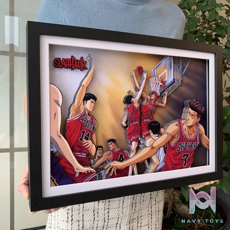 KALA HOME Studio – Slam Dunk Multiple Characters #06 3D Decorative Painting Slam Dunk