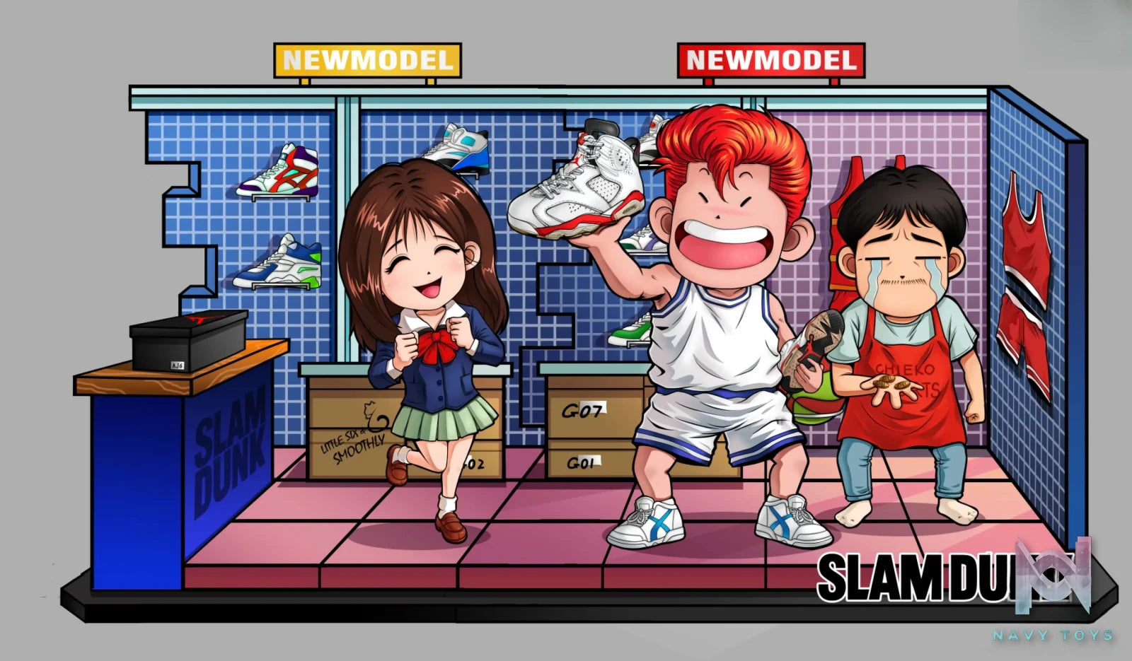Sun Studio – Slam Dunk Stitched Haruko Akagi