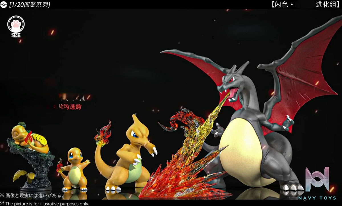 Wang Wang Studio – Charizard Evolution Set Pokémon