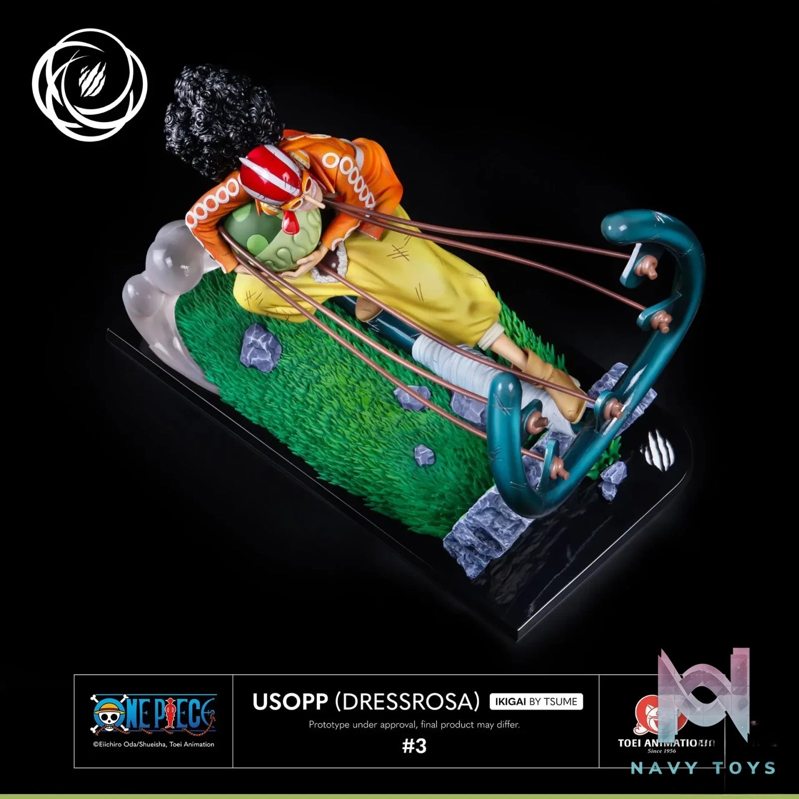 Tsume Studio - Usopp (Dressrosa) Ikigai 1/6 Scale Statue IKIGAI (Licensed) resin statue Navy Toys anime figure