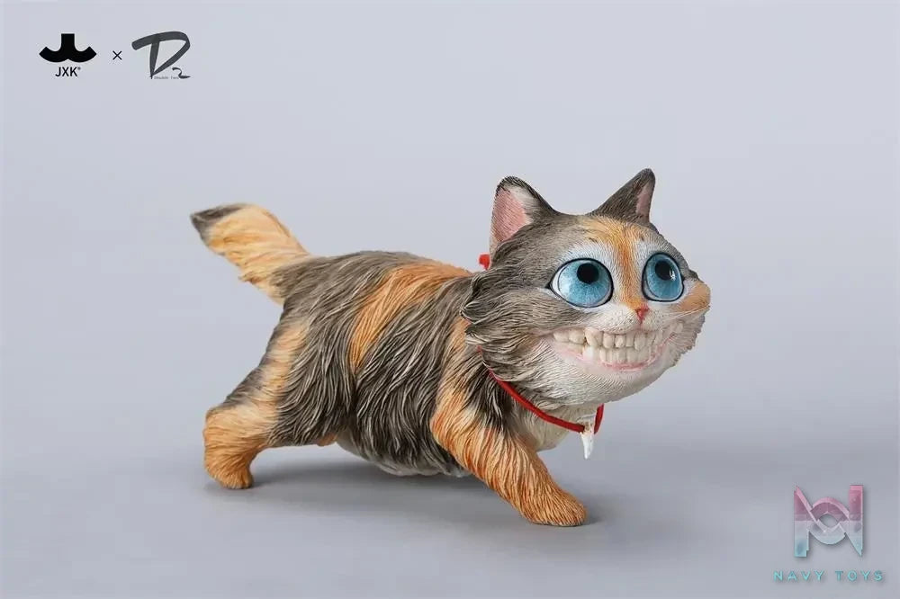 DOUBLE TWO & JXK – Original Urban Legends-Grinning Cat Figurine (Licensed)