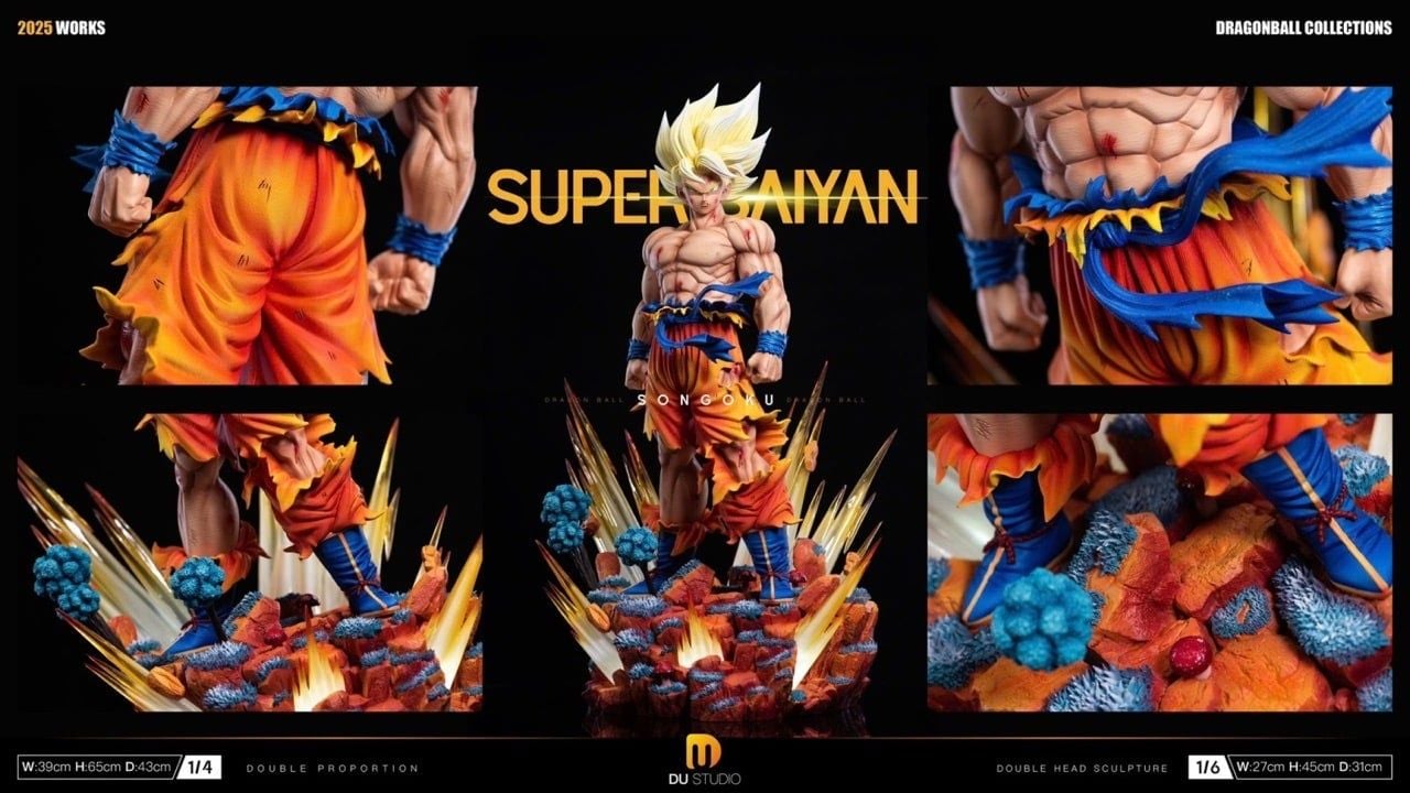 Goku Super Saiyan - Dragon Ball - DU Studio resin statue DU studio anime figure