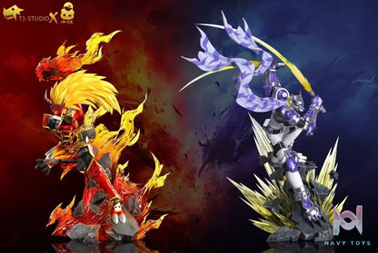 T1 Studio – Digimon Frontier Agnimon & Wolfmon