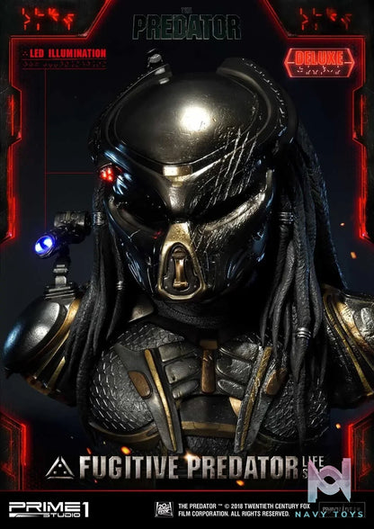 Prime 1 Studio – Life Size Bust The Predator (Film) Fugitive Predator LSTPR-01 LSTPR-01DX (Licensed)