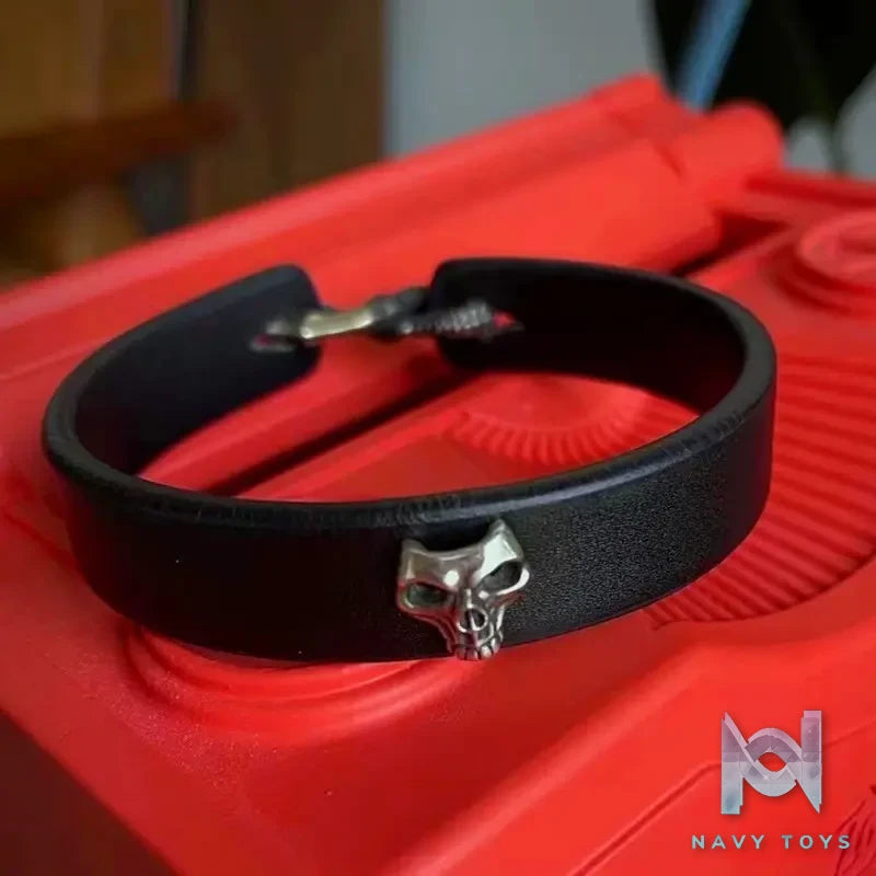 Raven Studio (silver jewelry) – Claw & Skull Leather Bracelet Original