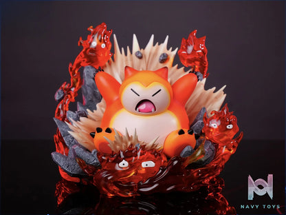 MMLAND Studio – Snorlax X Calcifer Pokémon X Howl’s Moving Castle