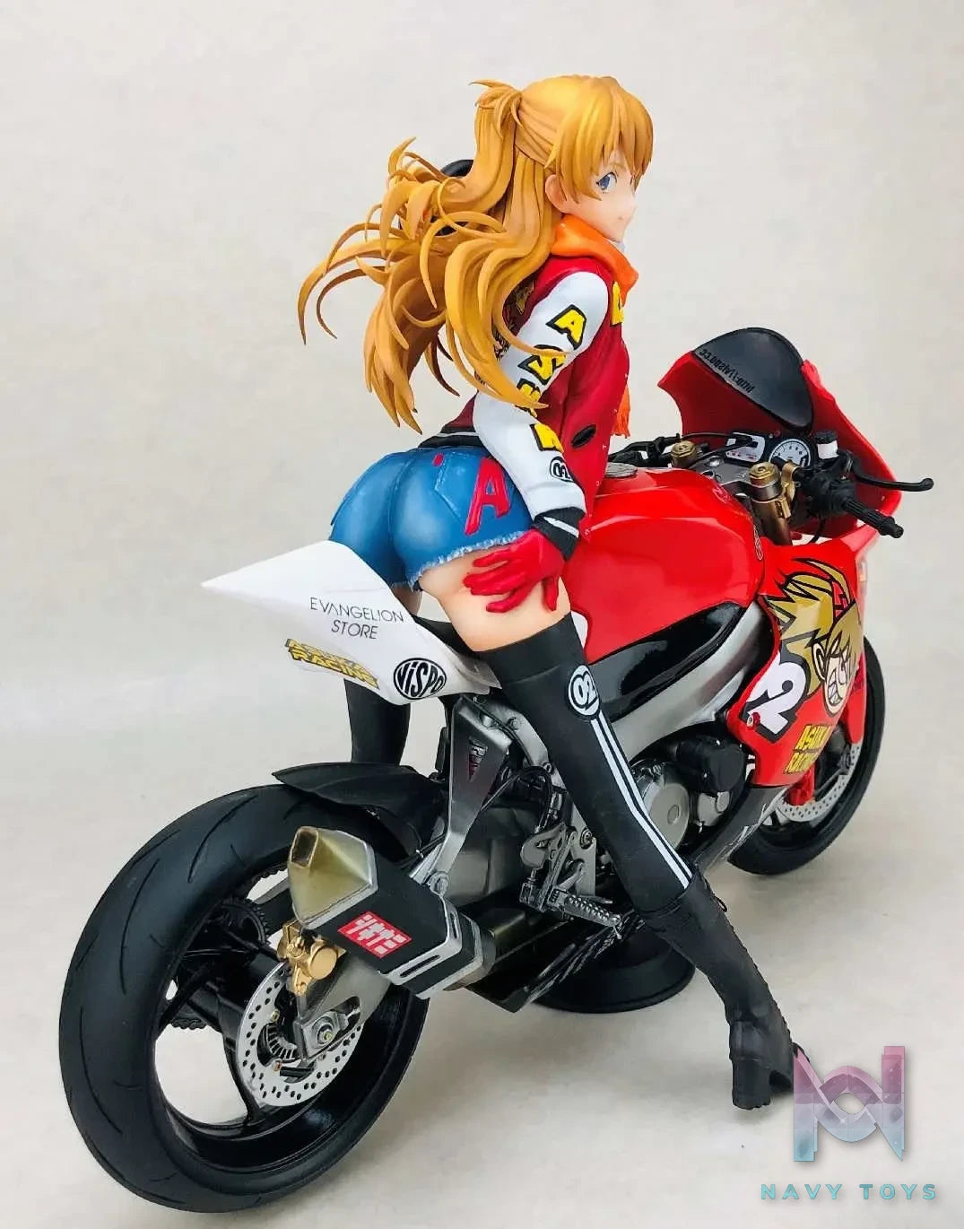 Dragon Stone Studio – Neon Genesis Evangelion Motorcycle Soryu Asuka Langley & Motorcycle Ayanami Rei 2.0